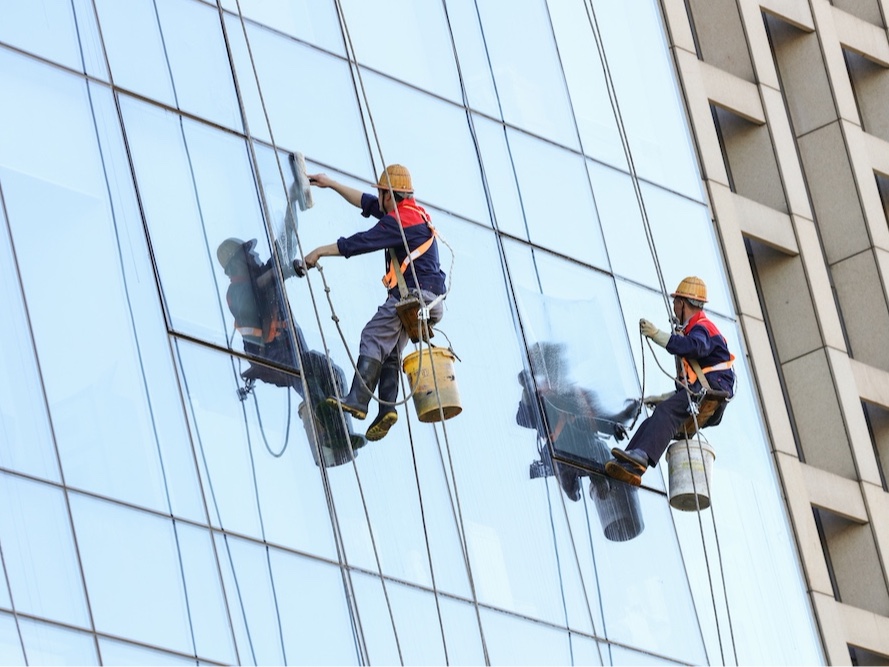 美汐清潔丨中國新時(shí)代集團(tuán)大廈外墻清洗案例